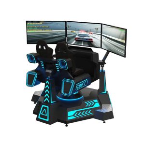 corrida com três telas VR