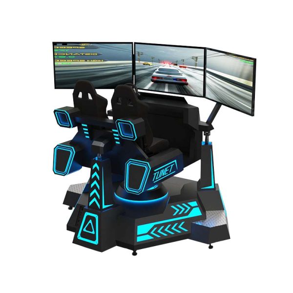 corrida com três telas VR